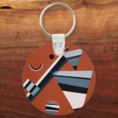 グリスバイカンディンスキー絵画抽象芸術ズモダンアート キーホルダー (正面)