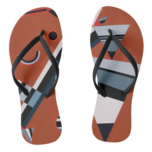 グリスバイカンディンスキー絵画抽象芸術ズモダンアート ビーチサンダル (ソール)