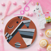 グリスバイカンディンスキー絵画抽象芸術ズモダンアート ペーパープレート (パーティー)