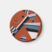 グリスバイカンディンスキー絵画抽象芸術ズモダンアート マグネット (正面)