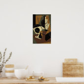 グリス – カフェとボトル ポスター (キッチン)