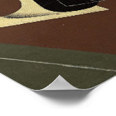 グリス – カフェとボトル ポスター (角)