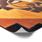 グリス – ギターとフルーツディッシュをテーブルに ポスター (角)