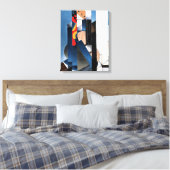 グリス – ギター， キャンバスプリント (インサイチュ (寝室))