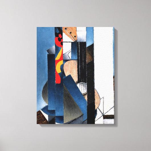 グリス – ギター， キャンバスプリント (正面)