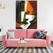 グリス – コーヒーポット キャンバスプリント (インサイチュ (リビング))