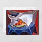 グリス – フルーツと本 ポストカード (正面/裏面)