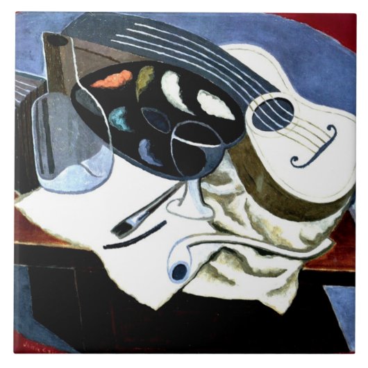 グリス – ペインターのテーブル タイル (正面)