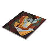 グリス – ボトル、ワイングラスとフルーツ タイル (側面)