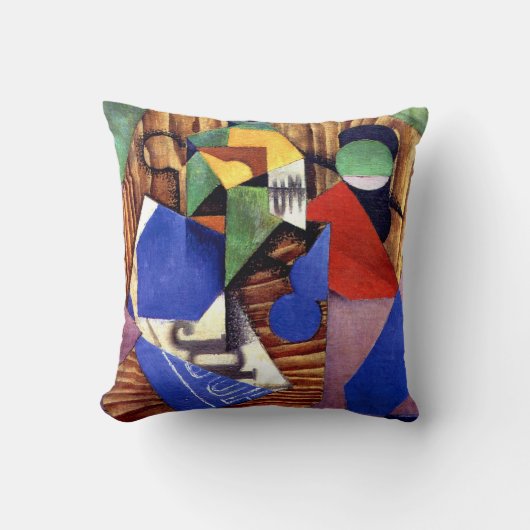 グリス – ラムボトルと新聞 クッション (正面)