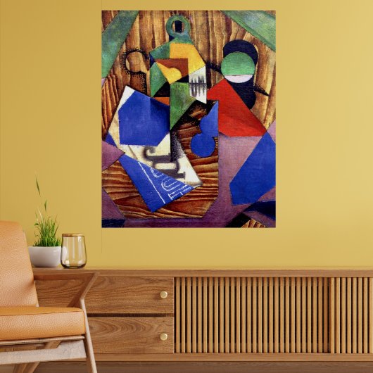 グリス – ラムボトルと新聞 ポスター (リビング2)