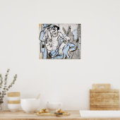 グリス – ロングシャンズレースで ポスター (キッチン)