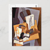 グリス - 書物の音楽 ポストカード (正面/裏面)