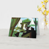 グリス - 絵画, 湾 カード (黄色い花)