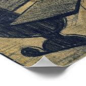 グリス – 1908年ベンチの男女 ポスター (角)