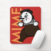 グリズおもしろいリーベアMIME縦型マウスパッド マウスパッド (マウス)