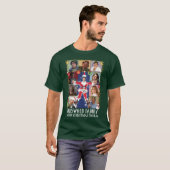 グリズウォルド一家のクリスマスおかしなレトロ Tシャツ (正面フル)