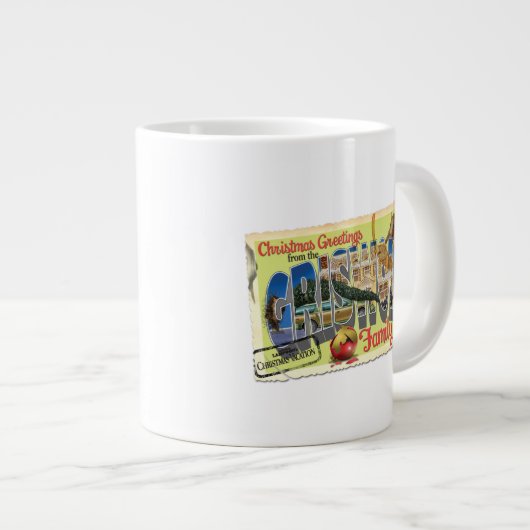 グリズウォルド一家のクリスマスの挨拶 ジャンボコーヒーマグカップ (正面右)
