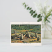 グリズベアーイエローストーン国立公園の贈り物 ポストカード (スタンド正面)