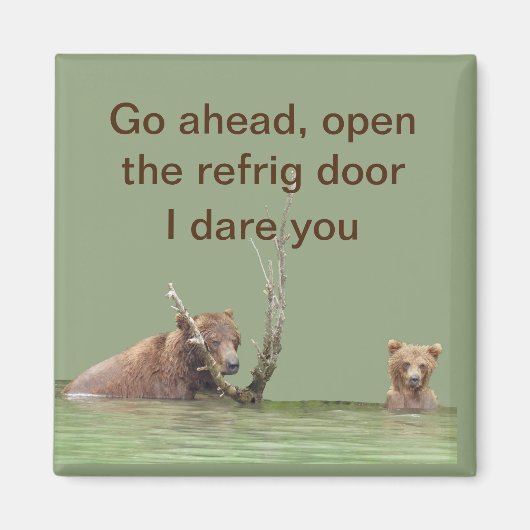 グリズベア磁石 マグネット (正面)