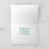 グリズリーおもしろいベアアウトドア自然ハイカー誕生日 カード (内部)