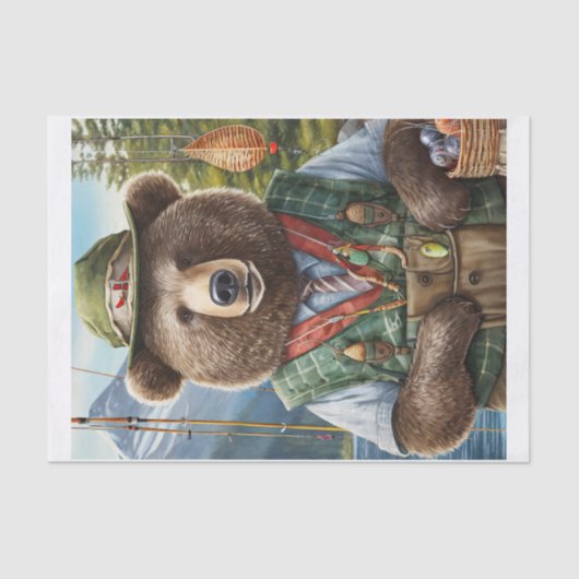 グリズリーとルアーズ、ジョージ・ザ・ベア・フェッチ・ディナー 薄葉紙 (正面)