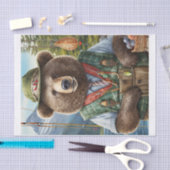 グリズリーとルアーズ、ジョージ・ザ・ベア・フェッチ・ディナー 薄葉紙 (クラフト)