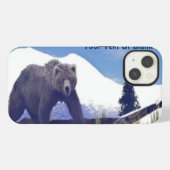 グリズリーの木立 iPhoneケース (裏面横)