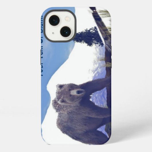 グリズリーの木立 iPhoneケース (裏面)