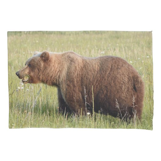 グリズリークマの標準枕ケース 枕カバー (正面)