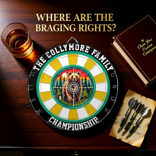 グリズリーターゲットオーバーレイデザイン ダーツボード