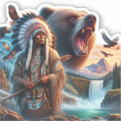 グリズリーチーフウォリアー シール (正面)