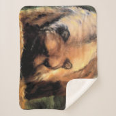 グリズリーベアあなたを見ている シェルパブランケット (正面)