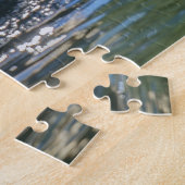 グリズリーベアがサーモンジグソーのパズルを捕まえた ジグソーパズル (側面)