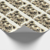 グリズリーベアの包装紙 ラッピングペーパー (角)