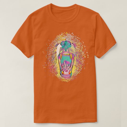 グリズリーベアグリズリープレデターは森の動物をクマ Tシャツ (デザイン正面)