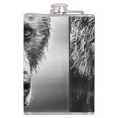 グリズリーベアポートレート フラスク (裏面)