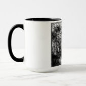 グリズリーベアポートレート マグカップ (左)