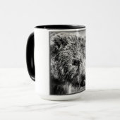 グリズリーベアポートレート マグカップ (正面左)