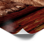 グリズリーベアラグキャビンのポスター ポスター (コーナー)