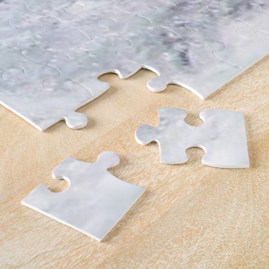 グリズリーベアラスカサーモン魚釣り野生生物 ジグソーパズル (側面)