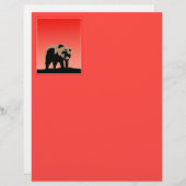 グリズリーベアーアットサンセット – オリジナルワイルドライフアート (正面/裏面)