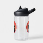 グリズリーベアーアットサンセット – オリジナルワイルドライフアート ウォーターボトル (左面)