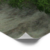 グリズリーベアーウッドランドキャビンスタイル ポスター (角)