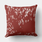 グリズリーベアークリスマスレッドヴィンテージ装飾用クッション クッション (裏面)