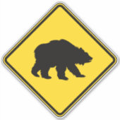 グリズリーベアークロッシング シール (正面)