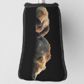 グリズリーベアーゴルフヘッドカバー ゴルフヘッドカバー (回転90)