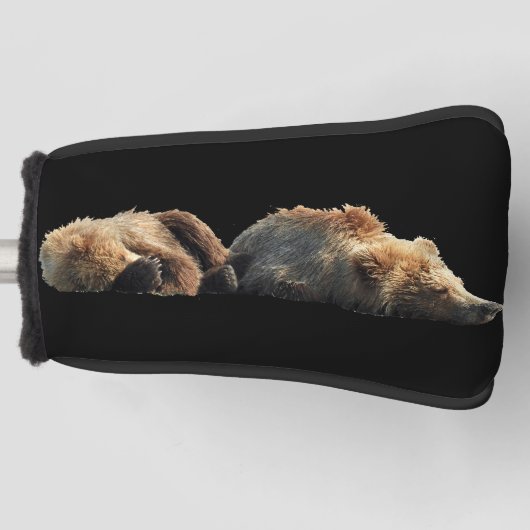 グリズリーベアーゴルフヘッドカバー ゴルフヘッドカバー (正面)