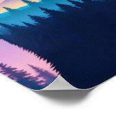 グリズリーベアーダブル露出動物自然屋外 ポスター (角)