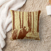 グリズリーベアーピロー クッション (ブランケット)